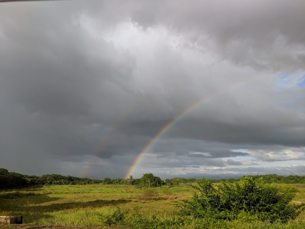 Jamaica double rainbow