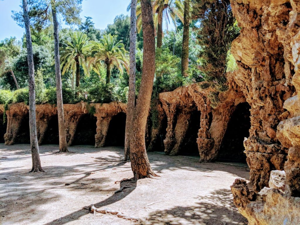 Park Guell Laundry Portico