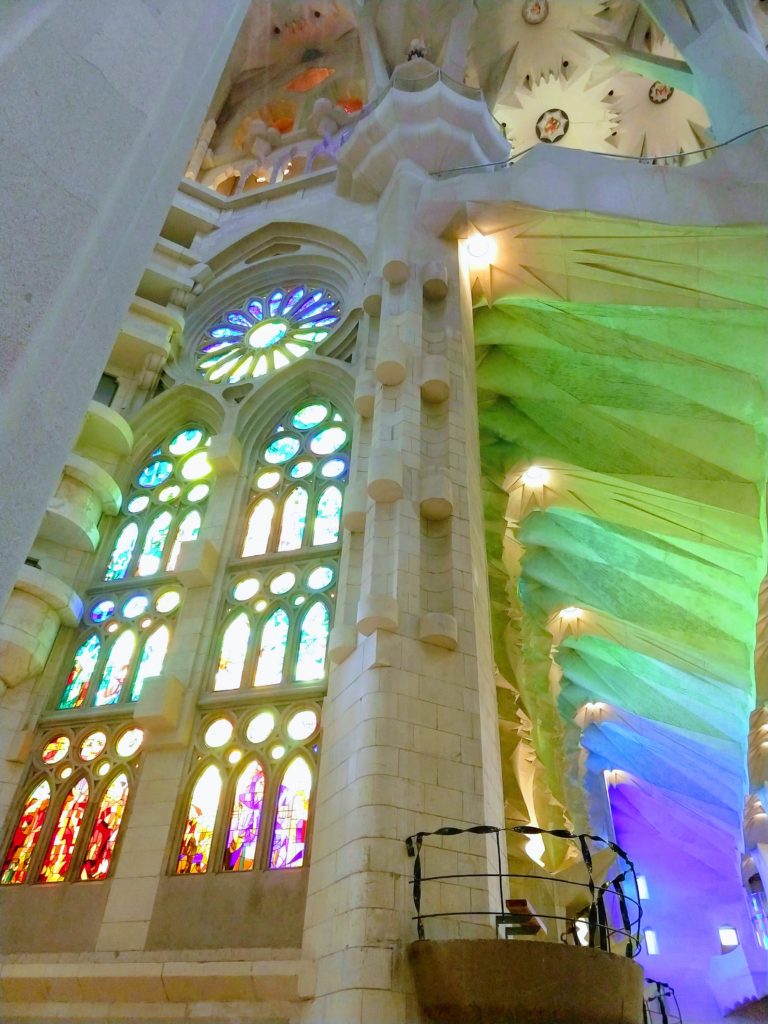 Sagrada Familia interior windows