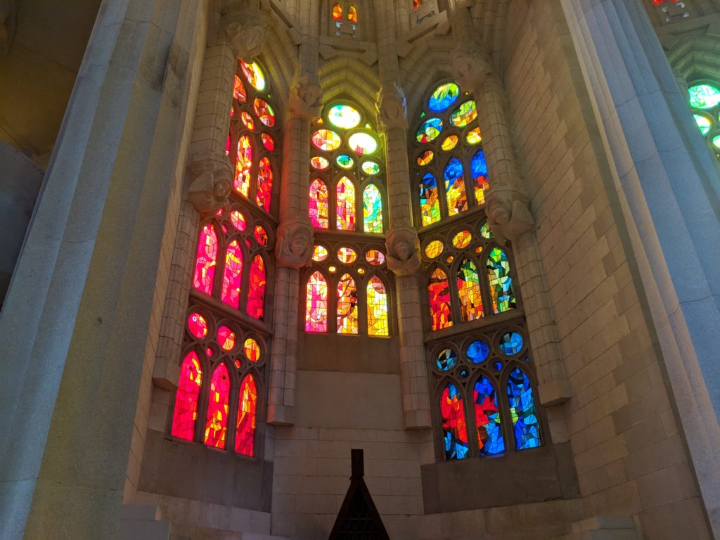 Sagrada familia interior windows