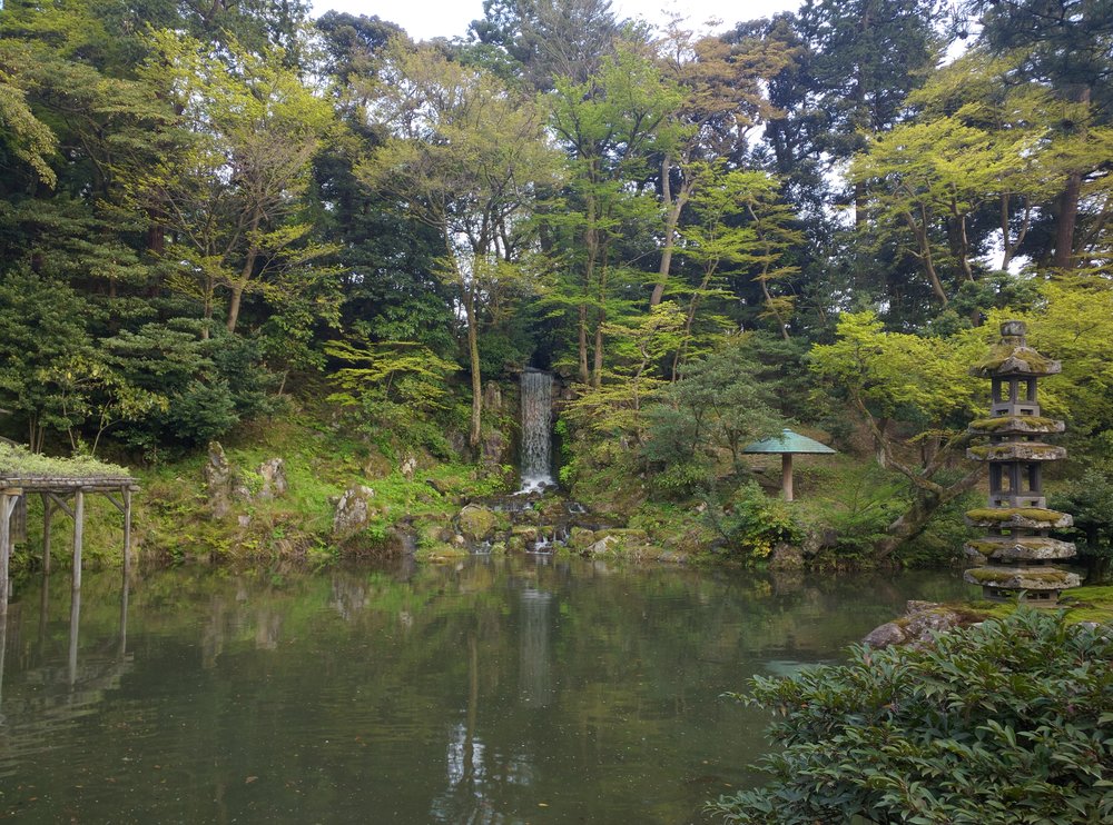 Hisagoike Pond Kanazawa Kenrokuen Japan